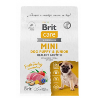 Brit Care Mini сухой корм для щенков и собак мелких пород, индейка, 400 г