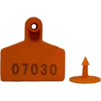 Бирка для телят с номером 6*6 (п100/м100)