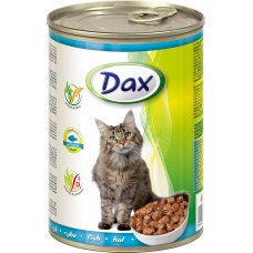 Dax консервы с рыбой для кошек, 415 г