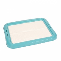 DUVO+ Туалет для собак, бирюзовый, 60х60x4см