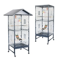 MONTANA Клетка для малых птиц "Villa Casa 60", Antik-Platinum, 60х60х170см