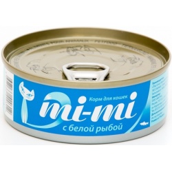 MI-MI консервы для кошек и котят с белой рыбой