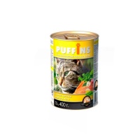Puffins консервы для кошек Курица в желе