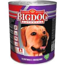 Зоогурман BIG DOG консервы для собак Телятина с овощами