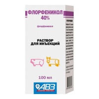 Флорфеникол 40%, раствор для инъекций, 100 мл